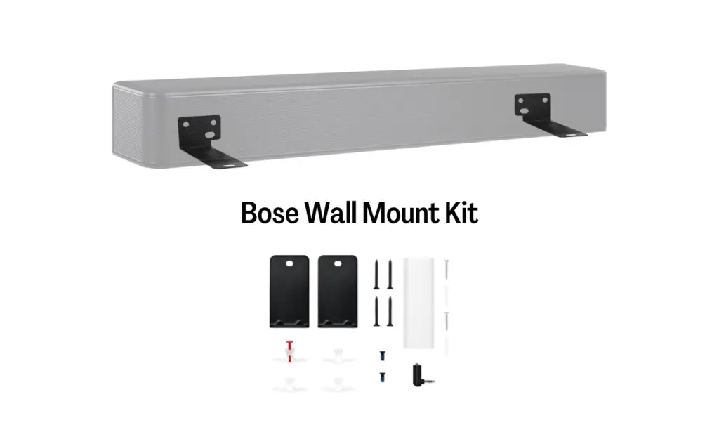 mounting bose soundbard 700 on the wall